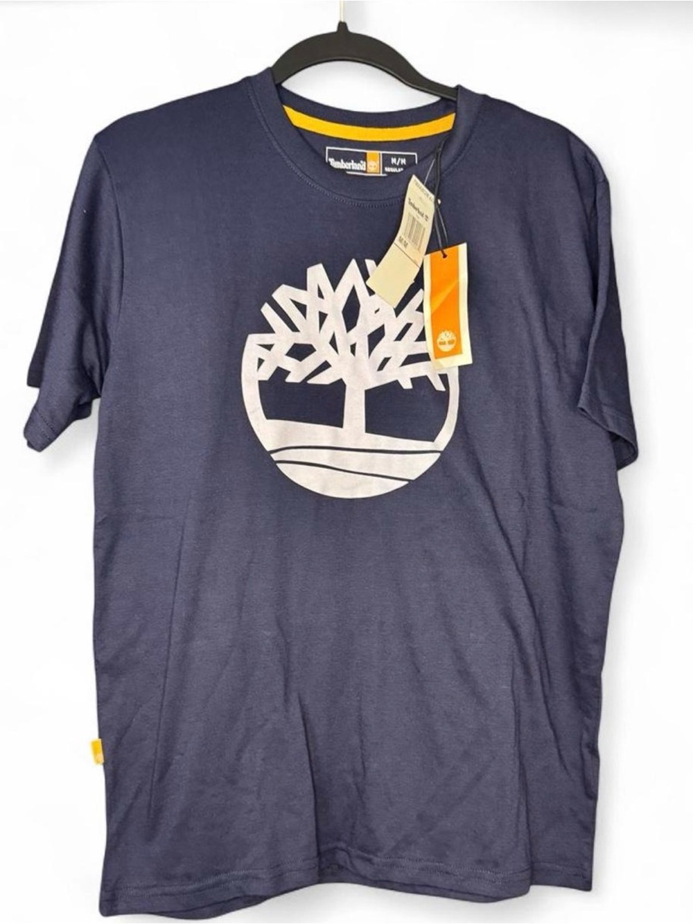 Timberland Navy Short-Sleeve Logo Tee